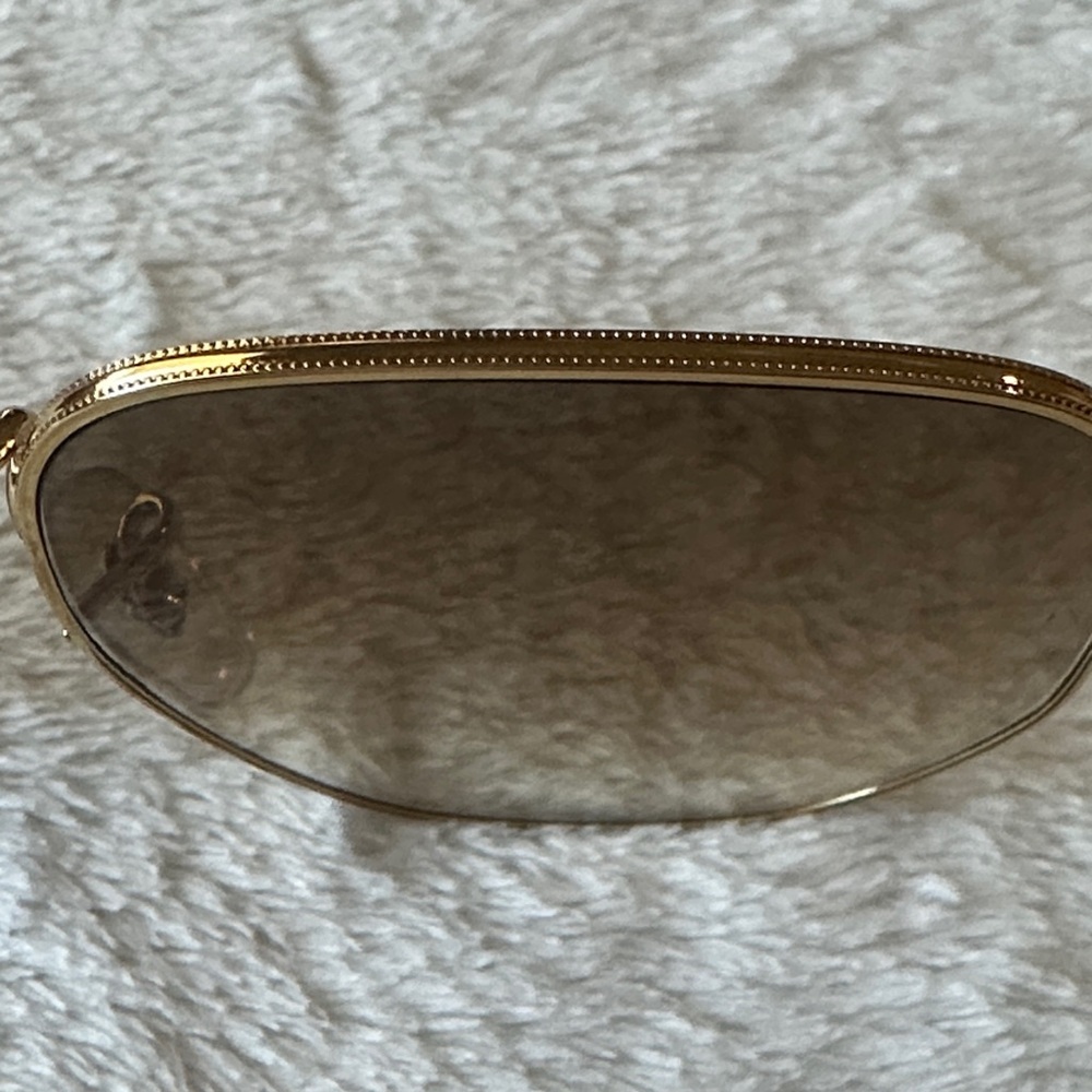 Ray-Ban Gold Frame Brown Lens Sunglasses with Brown Case - Picture 8 of 8